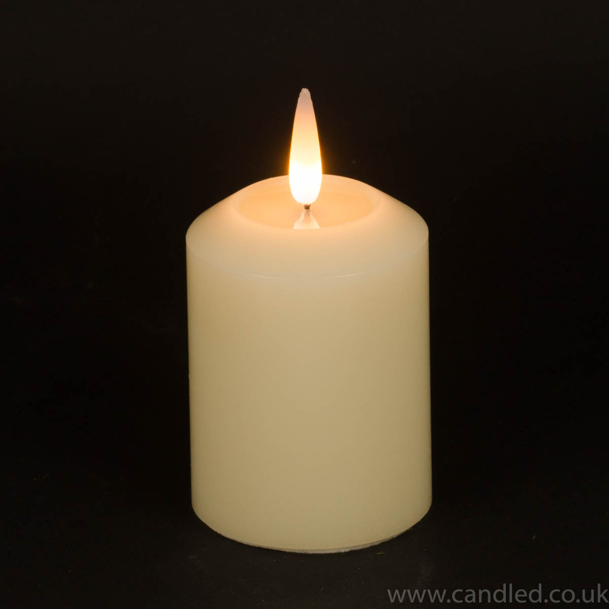 Pillar LED Candle 6" x 3" Diameter Candled